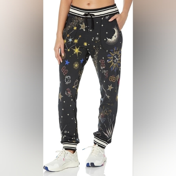 Johnny Was Celestin French Terry Jogger Sz L - Picture 1 of 9